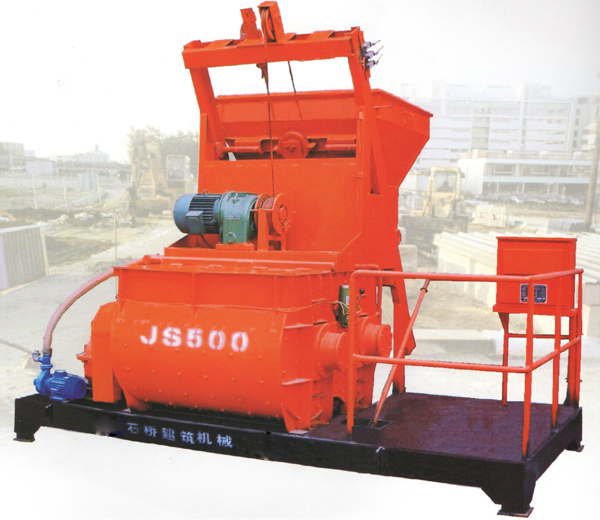 JS500EB 型双卧轴强制式搅拌机3